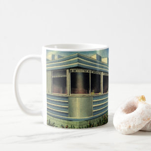 Vintage Klassiek 50s Retro Restaurant Pelican Dine Koffiemok