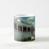 Vintage Klassieke 50s Retro Restaurant Pelikaan Ee Koffiemok (Center)