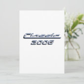 Vintage klassieke auto 2006 verjaardagscadeau kaart (Staand voorkant)
