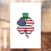 Vintage Klaver Vlag St. Patrick's Dag Raamsticker (Vel 2)