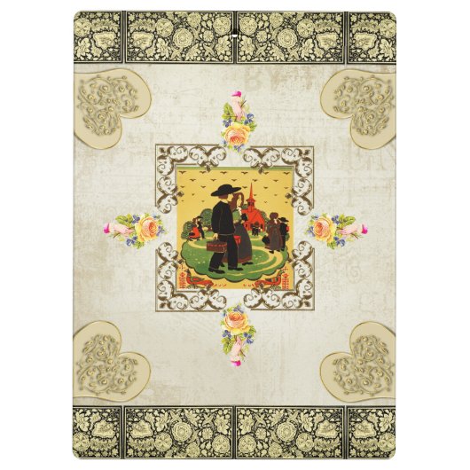 vintage klembord (Achterkant)