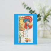 Vintage Klomp Valentijn Feestdagenkaart (Staand voorkant)