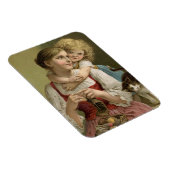 Vintage Knitting moeder Magneet (Rechterzijde)