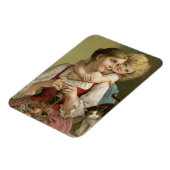 Vintage Knitting moeder Magneet (Linkerzijde)