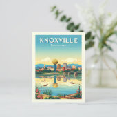 Vintage Knoxville Tennessee Briefkaart (Staand voorkant)