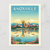 Vintage Knoxville Tennessee Briefkaart (Voorkant)