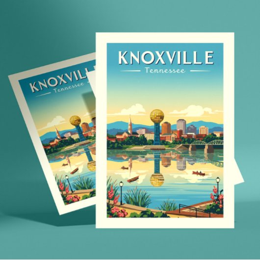 Vintage Knoxville Tennessee Briefkaart