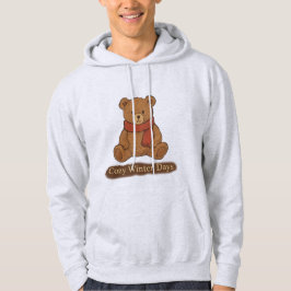 Vintage Knuffelige Winterbeer Hoodie