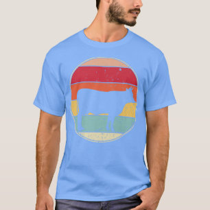 Vintage Koe Lover Koe Dierenvriend Farmer Pa T-shirt