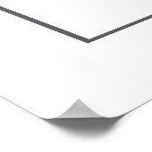 Vintage koe poster met grenzen (Hoek)