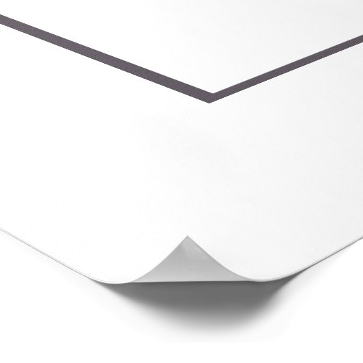 Vintage koe poster met grenzen (Hoek)