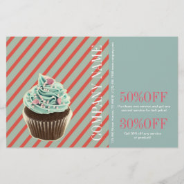 vintage koekjesbakkerij flyer