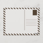 vintage koffie briefkaart (Achterkant)
