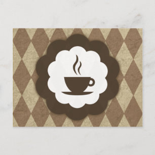 vintage koffie briefkaart