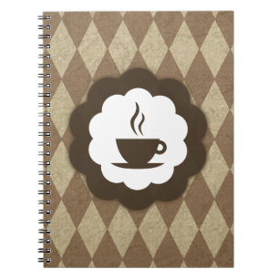 vintage koffie notitieboek