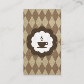 vintage koffie visitekaartje (Voorkant)