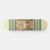 Vintage koffieposter skateboard (Horizontaal)