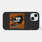 vintage kolenmijnwerker iPhone 15 case (Achterkant horizontaal)