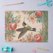 Vintage Kolibrie Decoupage Tissuepapier (Craft)