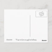 Vintage komt naar mijn hart briefkaart (Achterkant)
