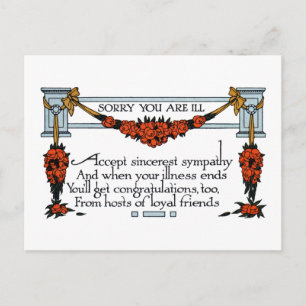 Vintage komt snel goed briefkaart