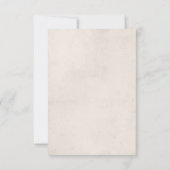 Vintage konijn Baby shower Hartelijk dank Kaart (Achterkant)