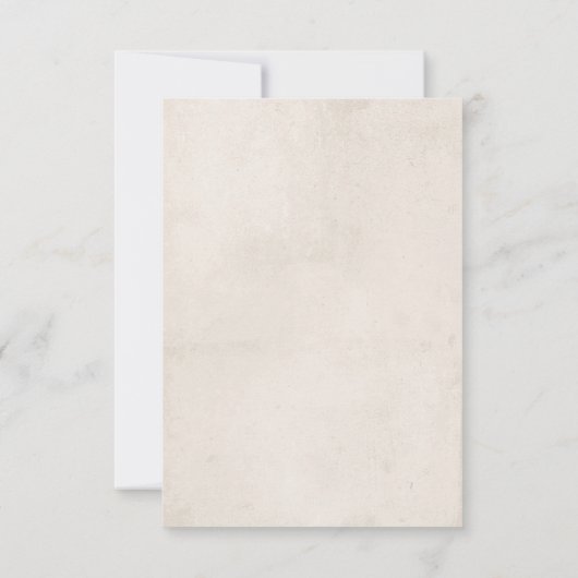 Vintage konijn-Baby shower Kaart (Achterkant)