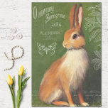 Vintage konijn- en ephemera-ontkoppeling tissuepapier<br><div class="desc">Mooie bruine konijn met ephemera op een groene achtergrond. Ideaal voor ontkoppeling,  paasprojecten en lentesprojecten,  junktijdschriften en nog veel meer!</div>