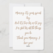 Vintage konijn Wenskaart Feestdagenkaart (Achterkant)