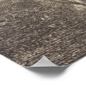 Vintage konijnenafdrukken Poster (Hoek)