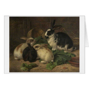 Vintage - konijnenoorsla,