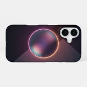 Vintage Kosmische Bol iPhone 16 Hoesje (Achterkant horizontaal)