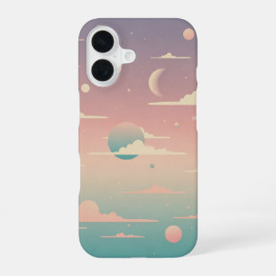 Vintage Kosmische Hemel iPhone 16 Hoesje