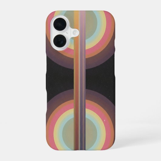 Vintage Kosmische Straal iPhone 16 Hoesje (Achterkant)