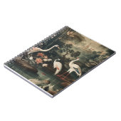 vintage kraanvogels en paleizen in de tropen notitieboek (Linkerzijde)