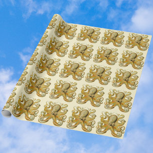 Vintage Kraken, Octopus Gamochonia, Ernst Haeckel Cadeaupapier