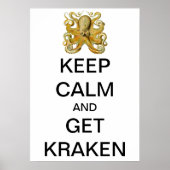 Vintage Kraken, Octopus Gamochonia, Ernst Haeckel Poster (Voorkant)