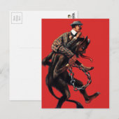Vintage Krampus Briefkaart (Voorkant / Achterkant)