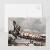 Vintage Krampus Briefkaart (Voorkant / Achterkant)