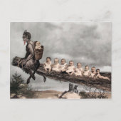 Vintage Krampus Briefkaart (Voorkant)