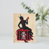 Vintage Krampus Briefkaart (Staand voorkant)