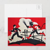 Vintage Krampus Briefkaart (Voorkant / Achterkant)