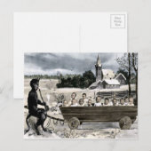 Vintage Krampus Briefkaart (Voorkant / Achterkant)