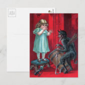 Vintage Krampus Briefkaart (Voorkant / Achterkant)