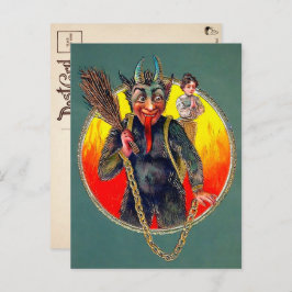 Vintage Krampus Briefkaart