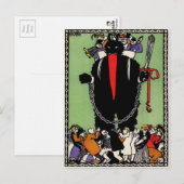 Vintage Krampus Devil Briefkaart (Voorkant / Achterkant)