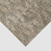 Vintage Kreeft Tissuepapier (Detail)