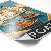 Vintage Kroatië Foto Afdruk (Hoek)