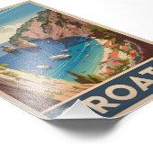 Vintage Kroatië Foto Afdruk (Hoek)