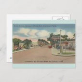 Vintage Krome Avenue Homestead Florida Briefkaart (Voorkant / Achterkant)
